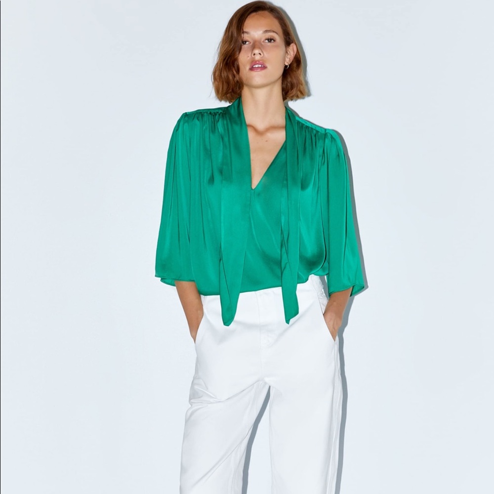 Zara tie top NWT